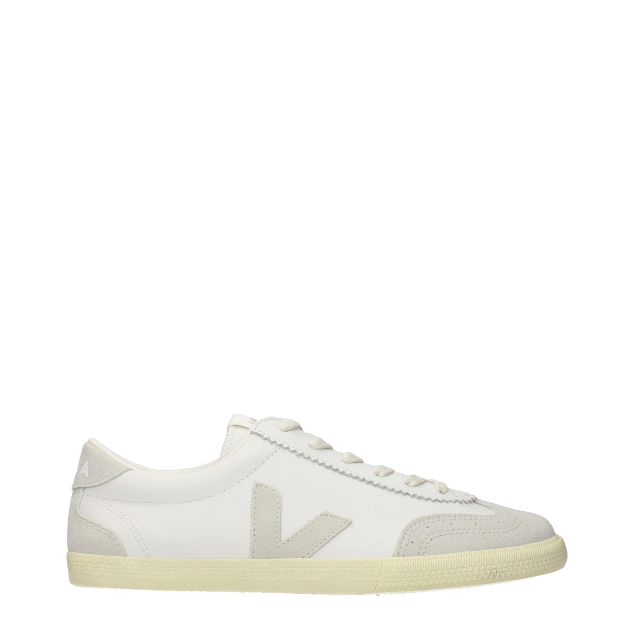 Veja Blue Leather Low Top Sneakers